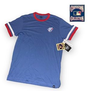 NWT Toronto Blue Jays Cooperstown Vintage Tee !